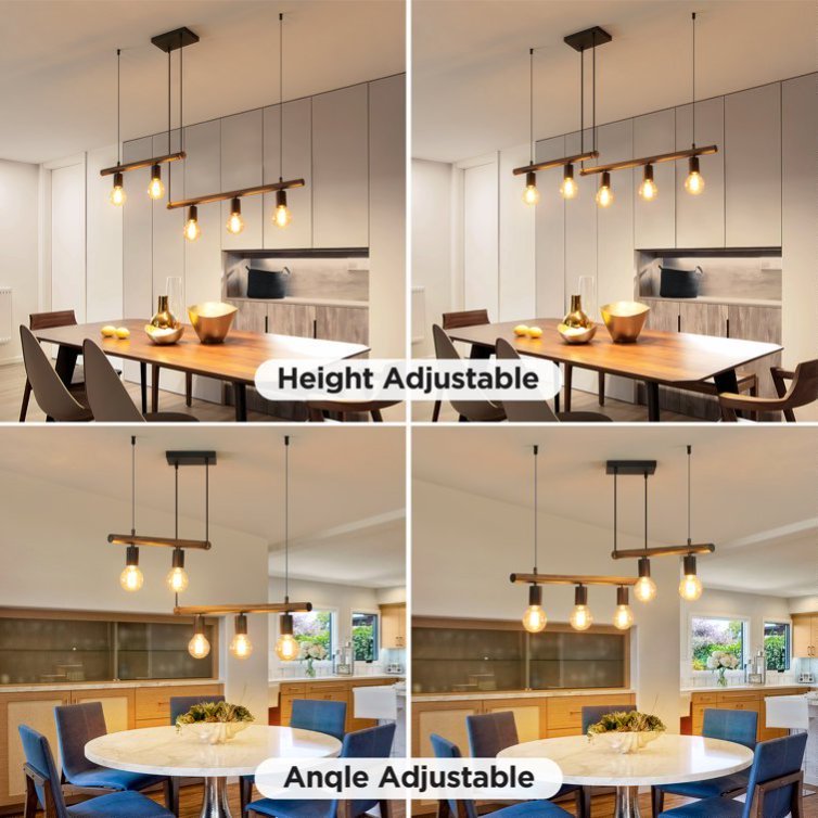 Macgregor 5 - Light Kitchen Island Pendant Light No Bulb