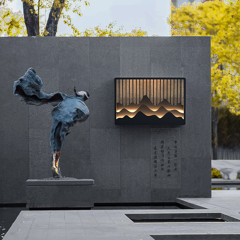 Water-Resistant Step Pathway Minimal Outdoor Wall Light