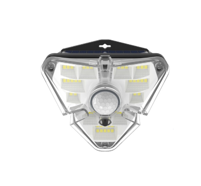 Motion-sensing water-resistant LED wall lamp