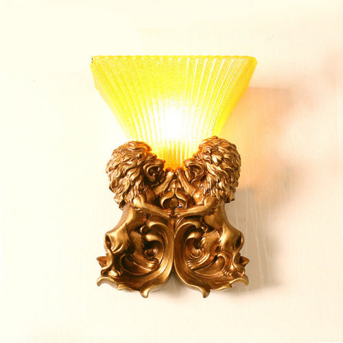 Vintage European wall light fixture