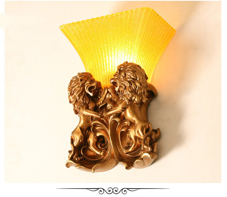 Vintage European wall light fixture