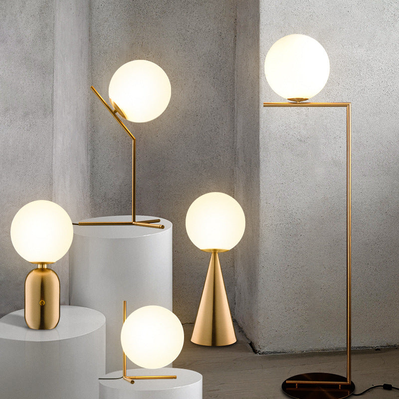 Scandinavian Contemporary Vertical Bedside Nightstand Light