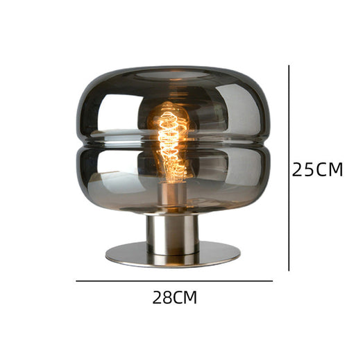 Contemporary Simple Glass Lounge Compact Side Light