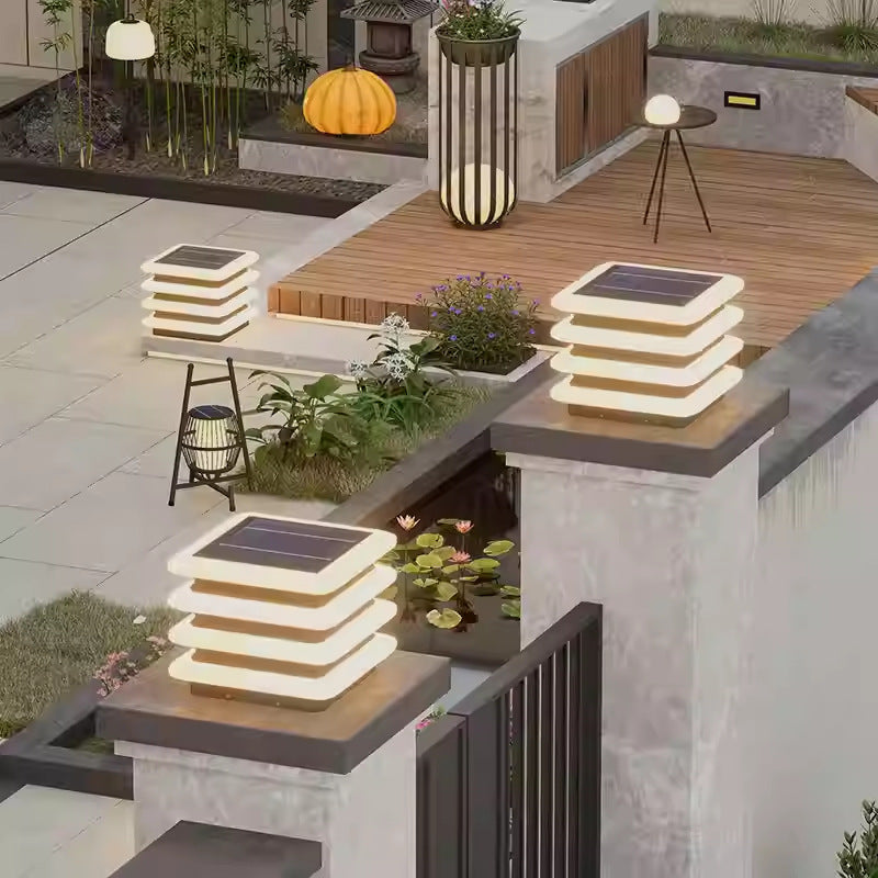 Sunshine Post Light Exterior Water-Resistant Wall Fixture