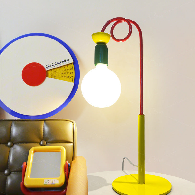 Multicolor Living Area Accent Table Bedroom Nightstand Light