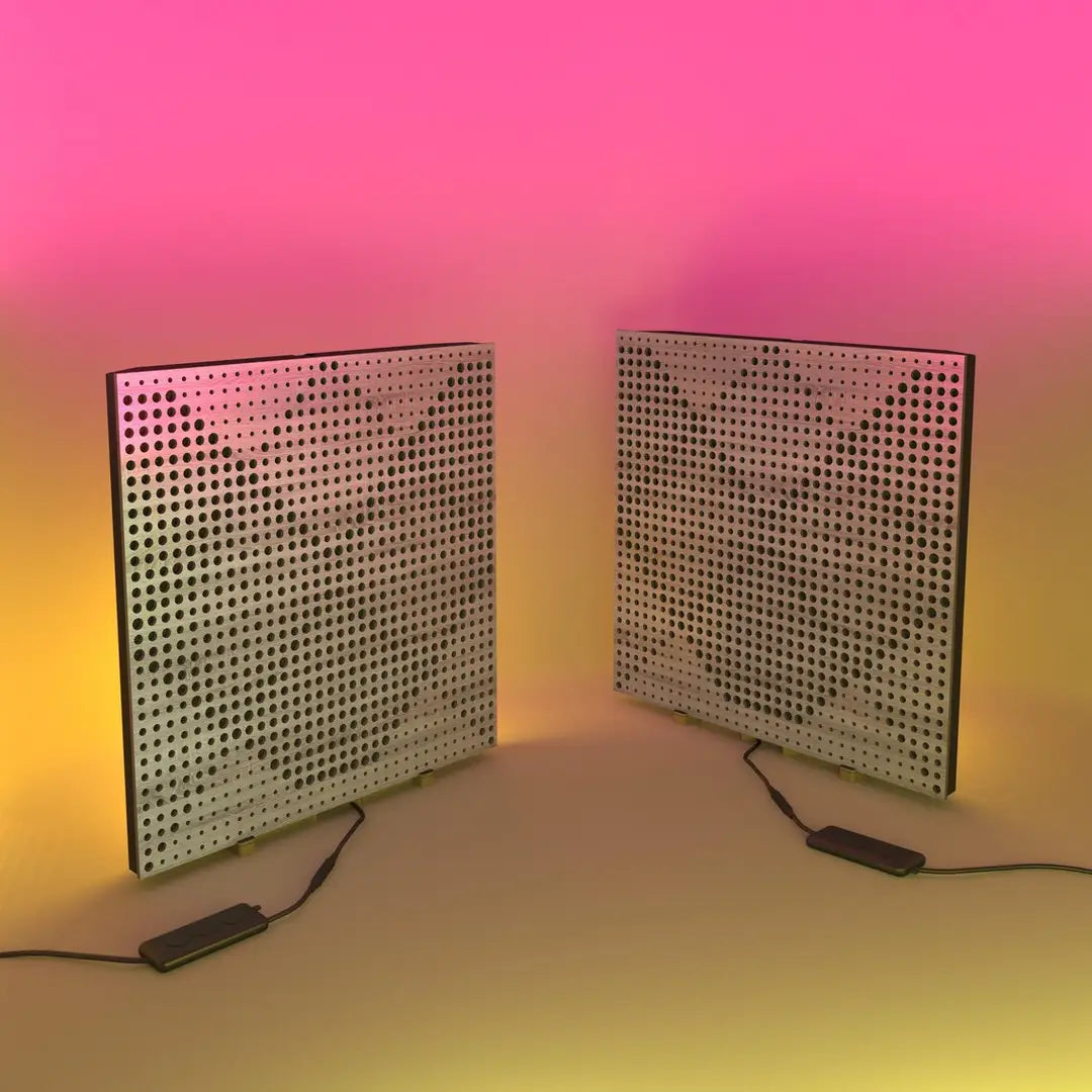 2-Pack LED Panels - RGB Table Lamp for Studio & Gaming