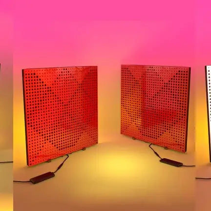 2-Pack LED Panels - RGB Table Lamp for Studio & Gaming