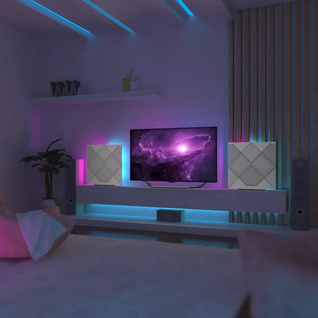 2-Pack LED Panels - RGB Table Lamp for Studio & Gaming